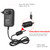 Caline CP-07B Guitar Effects Power Supply Adapter DC 9V 1A with 8-Way Daisy Chain Cable Reversed Polarity Cables Battery Clip Cables