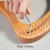 Cega 21 Metal Strings Lyre Harp Box Lyre Harp Spruce Topboard Mahogany Backboard String Instrument with Tuning Wrench Strings Picks Music Note Sticker