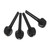 4Pcs Ebony 4/4 Violin String Tunning Pegs Parts Replacement Instrument Accessory