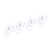 4Pcs Plastic DIY Finger Picks Protector Accessory for Guitar Bass Ukulele Mandolin