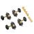 Ukulele Tuning Pegs Metal 2 Left 2 Right Guitar Tuning Knobs Machine Head Tuners for Bass