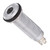 Threaded Cylinder Output Jack Plug Socket Connector 1/4inch for Electric Guitar Bass Silver