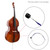 Full Set (G-D-A-E) Double Bass String Strings Steel Core Nickel Chromium Wound Ball End