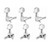6Pcs Guitar Tuners Knob Enclosed Simple Installation Wear Proof Electric Guitar String Knob Tuning Pegs
