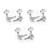 6Pcs Guitar Tuners Knob Enclosed Simple Installation Wear Proof Electric Guitar String Knob Tuning Pegs