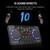 V300 Pro Live Sound Card Multifunctional Rechargeable BT Sound Card for Singing/Live Broadcasting/ Recording Voice and Music Compatible with Computer and Smart Phone