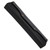 Flute Carrying Bag Hand Synthetic Leather Wind Instrument Storage Case with Shoulder StrapBlack