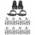 12Pcs Finger Picks Metal Celluloid Index Thumb Cots Guitar Playing Accessories Replacement