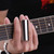 Guitar Slides Set Includes 3 Glass Slides (5.1cm/ 6cm/ 7cm) + 1 Stainless Steel Slide (6cm) + 4pcs Celluloid Thumb & Finger Picks(Random Color Delivery) with Plastic Storage Box