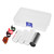 Guitar Slides Set Includes 3 Glass Slides (5.1cm/ 6cm/ 7cm) + 1 Stainless Steel Slide (6cm) + 4pcs Celluloid Thumb & Finger Picks(Random Color Delivery) with Plastic Storage Box
