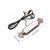 Guitar Magnetic Single Coil Noiseless Pickup Folk Acoustic Guitar Sound Hole Pickup Electric Guitar Pickup Wiring with Volume and Tone Knobs