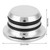 3pcs Volume Control Knob Chromed Zinc Alloy for Electric Guitar Accessory