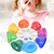 8 Tone Hand Bells Rainbow Color Children's Musical Tambourine Toys Instrument Accessories