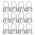 12Pcs Finger Picks Adjustable Stainless Steel Banjo Ukulele Guitar Plucked Strings ToolSilver