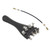 3 in 1 Ebony Tailpiece with Rope Fine Tuners Kits Set for 4/3 4/4 Violin Replacement Part