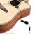 Clip-on Instrument Pickup Guitar Pick-up Mini Transducer with 1/4 Inch Connector 2.4M Cable for Acoustic Guitar Violin Mandolin Ukulele
