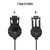 Clip-on Instrument Pickup Guitar Pick-up Mini Transducer with 1/4 Inch Connector 2.4M Cable for Acoustic Guitar Violin Mandolin Ukulele