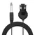 Clip-on Instrument Pickup Guitar Pick-up Mini Transducer with 1/4 Inch Connector 2.4M Cable for Acoustic Guitar Violin Mandolin Ukulele