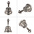Handcrafted Tibetan Buddhist Temple Meditation Singing Bell with Dorje Vajra Buddhism Practice Instrument