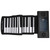 Soft Keyboard Piano 61‑Key Roll Up Silicone Rechargeable Dual Bluetooth Speakers 100‑240VUS Plug