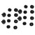 2Set Cymbal Felt Sleeve Plastic Cymbals Replacement Accessories for Drum Kits Percussion InstrumentBlack