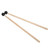 2Pcs Drum Sticks Solid Wood Rubber Smooth AntiSlip Handle Percussion Accessories