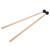 2Pcs Drum Sticks Solid Wood Rubber Smooth AntiSlip Handle Percussion Accessories