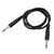 Guitar Cable Black Audio Cable for Electric Guitar Bass Keyboard 1/4 Inch to 1/4 Inch TS Straight Plugs, 1M/3.3ft