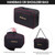 Rockhouse Effect Pedal Bag Guitar Pedal Board Carry Bag Oxford Cloth Portable Zipper Handbag Shoulder Bag with Detachable Strap (Black)