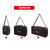 Rockhouse Effect Pedal Bag Guitar Pedal Board Carry Bag Oxford Cloth Portable Zipper Handbag Shoulder Bag with Detachable Strap (Black)