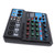 DJ Mixer 5 Channels Multifunctional Reverberation Delay Effect Sound Board Console 100‑240V UK Plug