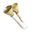 2Pcs Musical Hand Bell Interaction Early Education Safe Rugged Wooden Hand Bell for Boys Girls