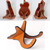 Guitar Wooden Base Wood Vertical Bracket Folding Lightweight Portable Stand Display Holder