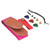 Guitar Strap Neck Belt Celluloid Picks with Install Parts Stringed Instrument AccessoriesPink