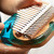17 Keys Beech Wooden Thumb Finger Piano Mini  Portable Musical Instrument