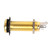 Guitar Threaded Jack Replacement Brass Straight Output Endpin for Electric Guitar Bass Gold