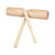 Double Sound Wooden Cylinder Handheld Preschool Educational Musical Instruments Toys for Kids Small Double Sound Cylinder