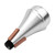 Muslady Aluminum Trumpet Practice Straight Mute Silencer for Beginner Practicing