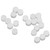 20Pcs Fretboard Inlay Dots Guitar Fret Maker Acrylic Musical Instrument Accessories White3mmx2.2mm