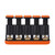 Variable Hand Finger Strength Tension Exerciser Grip Trainer for Piano Guitar (Orange)