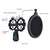Plastic Microphone Shock Mount Anti-vibration Mic Holder Stand with Pop Filter Universal Screw Adapter for Diameter 2cm-4cm Thin Condenser Microphone