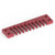 Aluminum Alloy Comb Harmonica Part for Hohner Marine Band Crossover / Deluxe (Red)