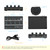 AMP-14 4-Channel Headphone Amplifier Compact Stereo Headphone Amp with RCA/6.35mm/3.5mm Input Volume Control