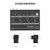 AMP-14 4-Channel Headphone Amplifier Compact Stereo Headphone Amp with RCA/6.35mm/3.5mm Input Volume Control