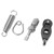 Bass Drum Pedal Screw Metal Spring Hook Instrument Accessory for Playing Performance