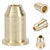 6 Pcs Iron Electric Guitar String Ferrules Guitar String Cap Instrument Accessories (Golden)