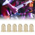 6 Pcs Iron Electric Guitar String Ferrules Guitar String Cap Instrument Accessories (Golden)