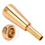 Trumpet Mouthpiece 3C Metal Material Long Lasting Luster Thicker Heavier Replaceable Mouthpiece Instrument PartGold