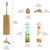 Seek Wind Bamboo Wind Chimes Meditation Chord Windchime Windbell for Outdoor Garden Patio Home Decoration Zen Meditation Relaxation Snow:G Chord
