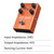 IRIN Overdrive Guitar Effect Pedal with Normal/Compression Modes Toggle Switch Low/High/Volume/Drive 4 Control Knobs for Electric Guitar - ZIP AMP